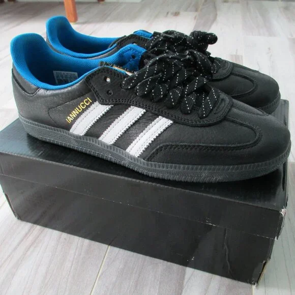 adidas | Shoes | Adidas Samba Adv Ryr Gino Iannucci Black Blue Bird |  Poshmark